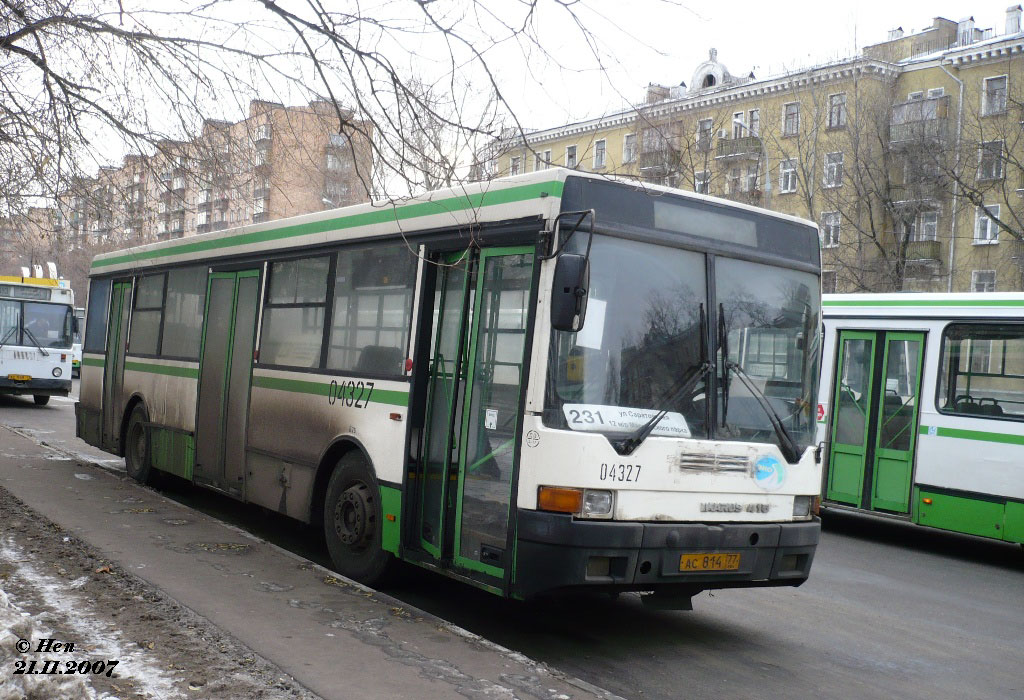 Москва, Ikarus 415.33 № 04327