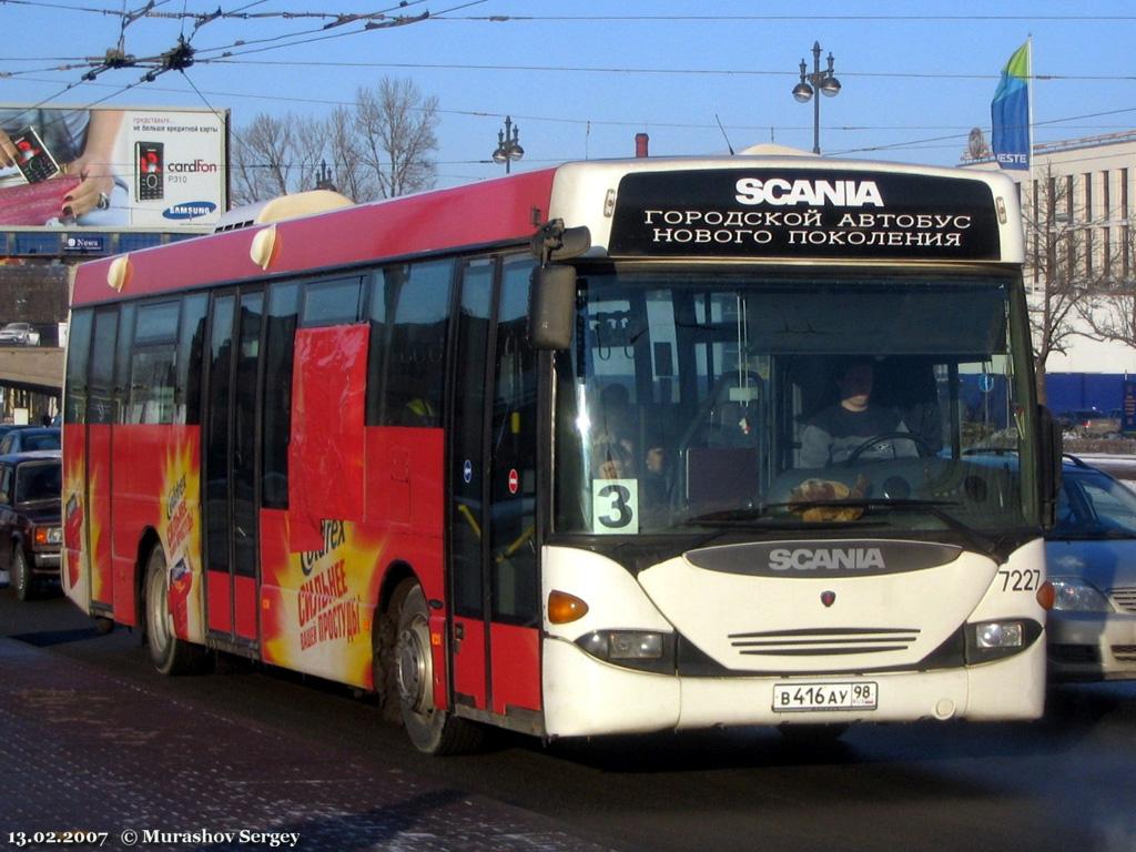 Санкт-Петербург, Scania OmniLink I (Скания-Питер) № 7227