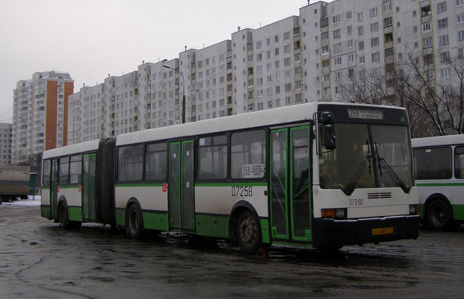 Москва, Ikarus 435.17 № 07258