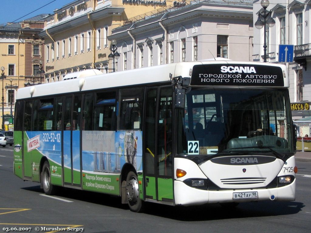 Санкт-Петербург, Scania OmniLink I (Скания-Питер) № 7425