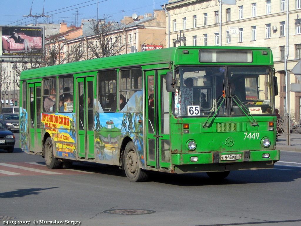 Санкт-Петербург, ЛиАЗ-5256.00 № 7449