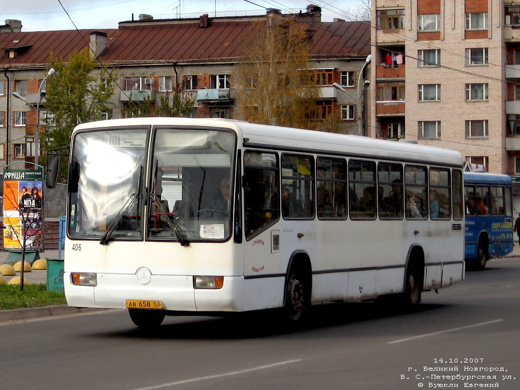 Новгородская область, Mercedes-Benz O345 № 406