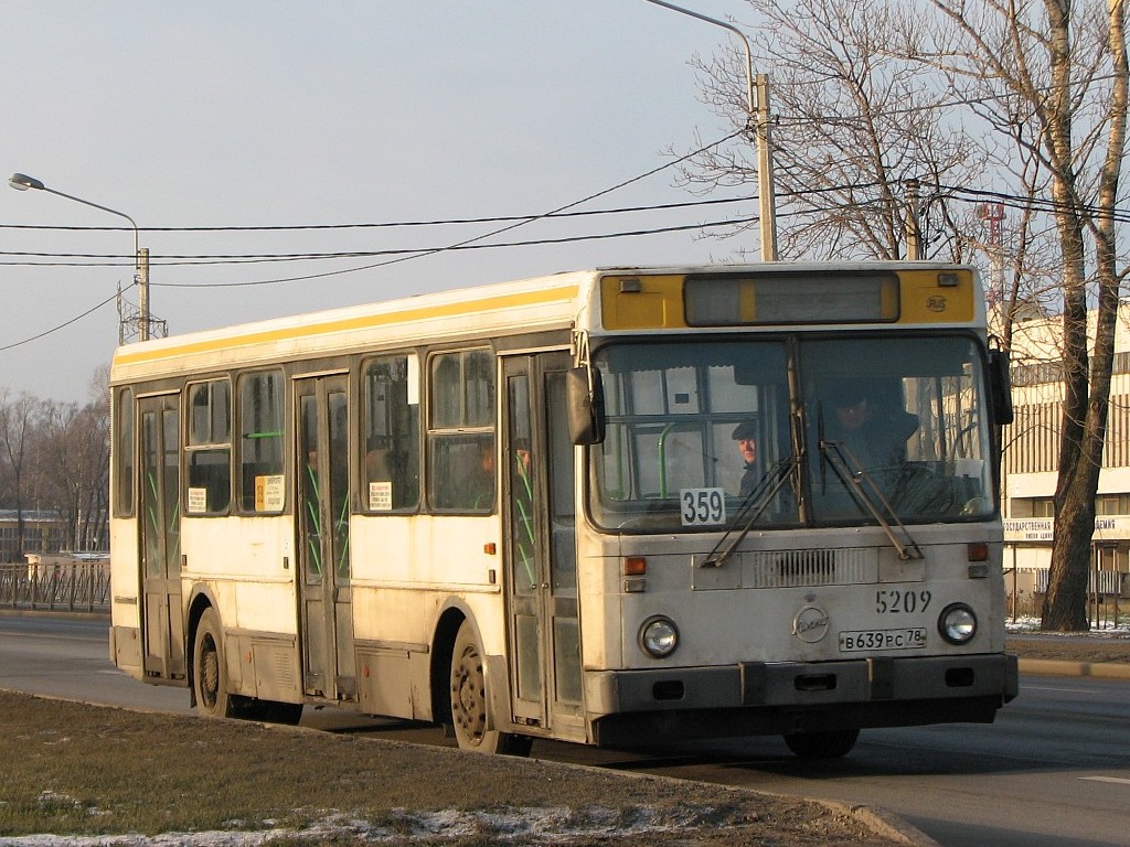 Санкт-Петербург, ЛиАЗ-5256.25 № 5209