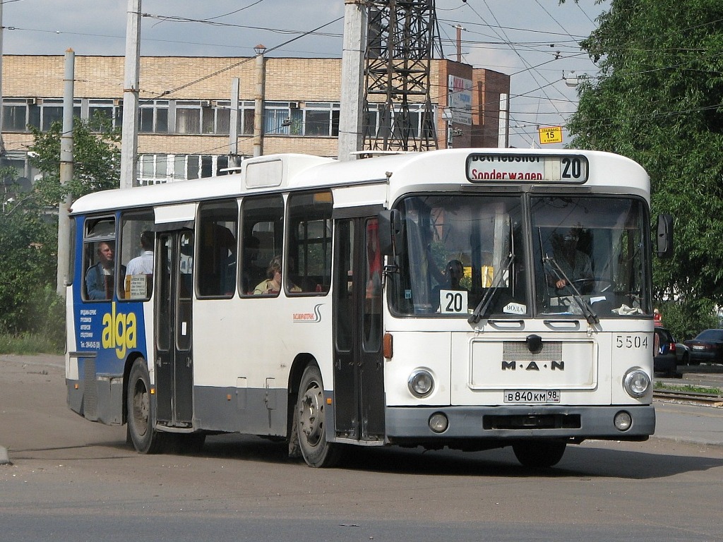 Санкт-Петербург, MAN 192 SL200 № 5504