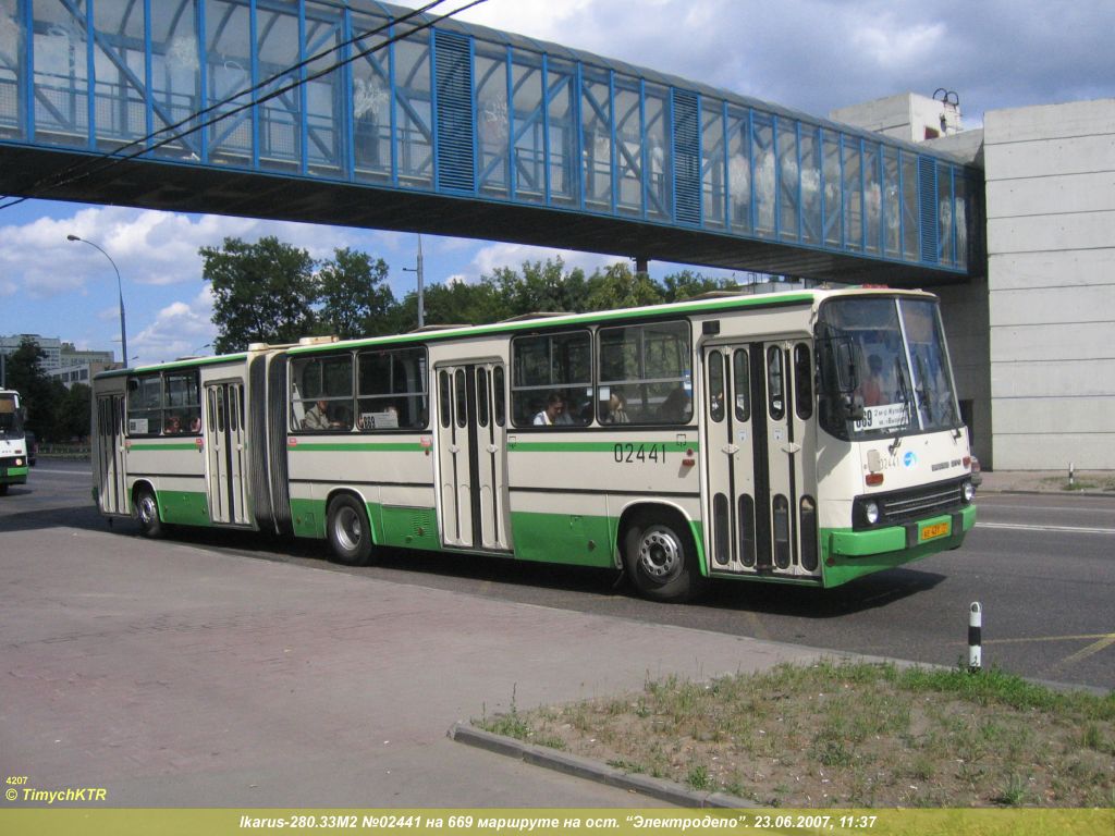 Москва, Ikarus 280.33M № 02441