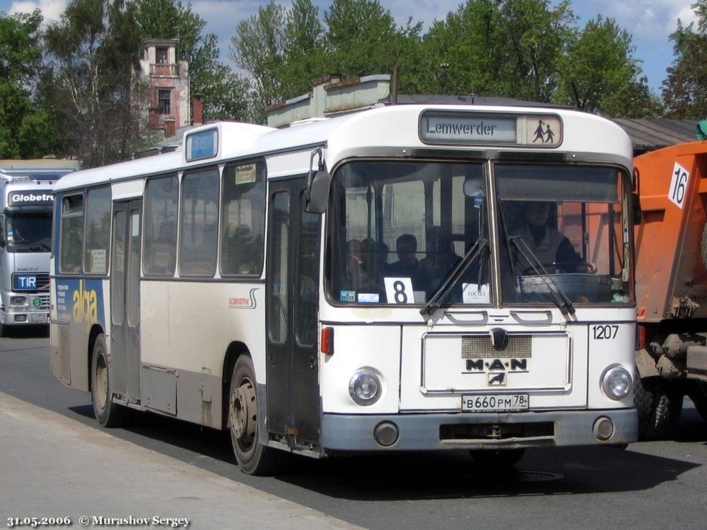 Санкт-Петербург, MAN 192 SL200 № 1207