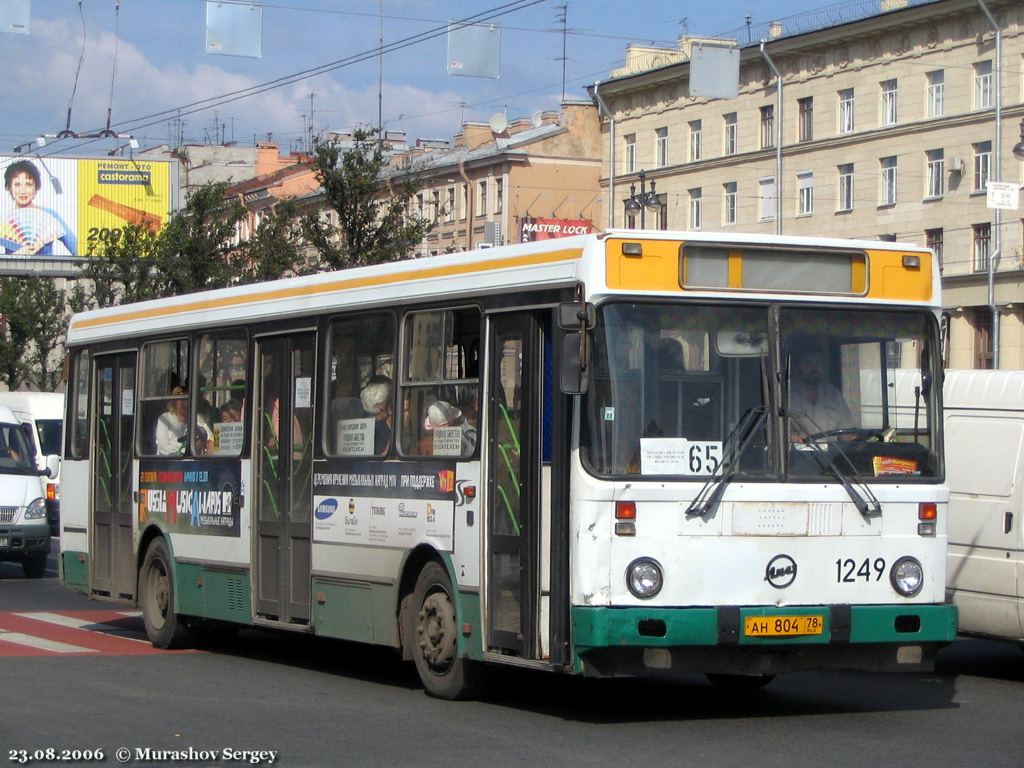 Санкт-Петербург, ЛиАЗ-5256.00 № 1249