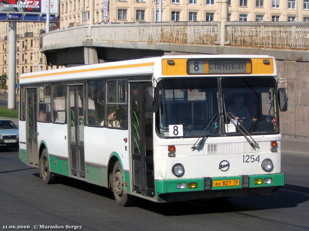 Санкт-Петербург, ЛиАЗ-5256.25 № 1254