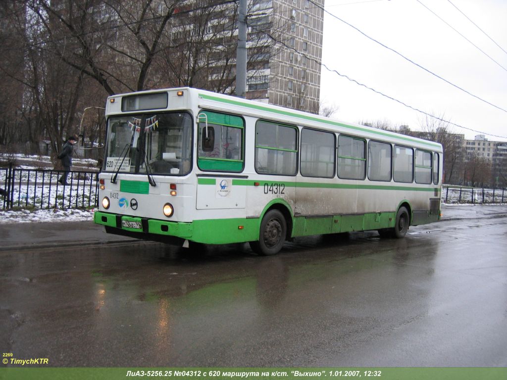 Moskva, LiAZ-5256.25 č. 04312