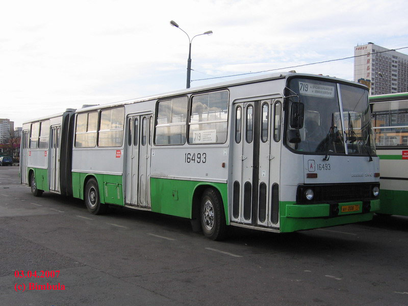 Москва, Ikarus 280.33M № 16493