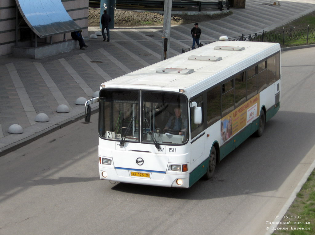 Санкт-Петербург, ЛиАЗ-5256.25 № 1511