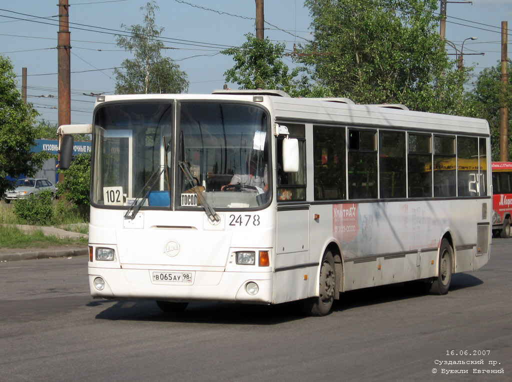 Санкт-Петербург, ЛиАЗ-5256.25 № 2478