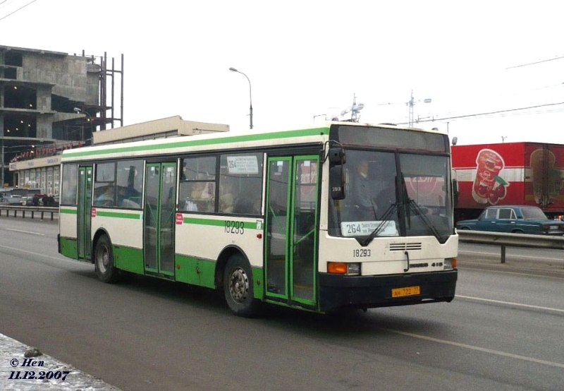 Москва, Ikarus 415.33 № 18293