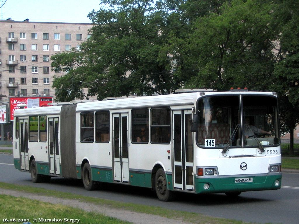 Санкт-Петербург, ЛиАЗ-6212.01 № 5526