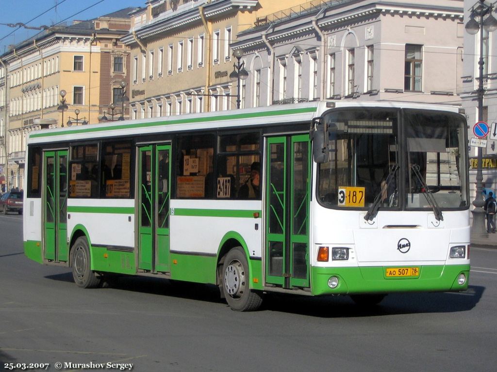 Санкт-Петербург, ЛиАЗ-5293.00 № АО 507 78