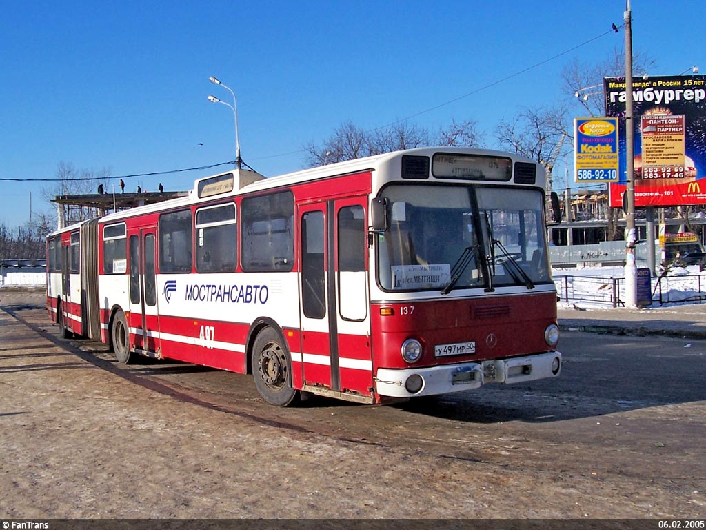 Московская область, Mercedes-Benz O305G № 137