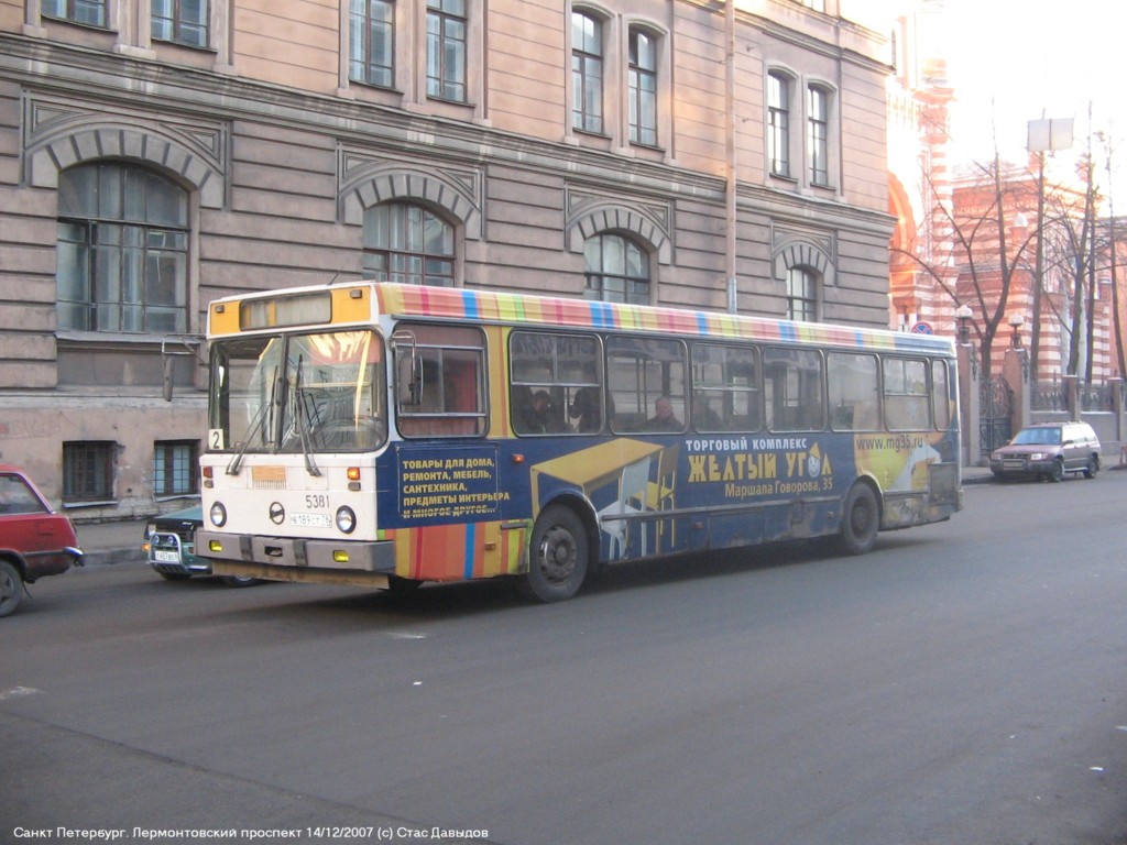 Санкт-Петербург, ЛиАЗ-5256.25 № 5381