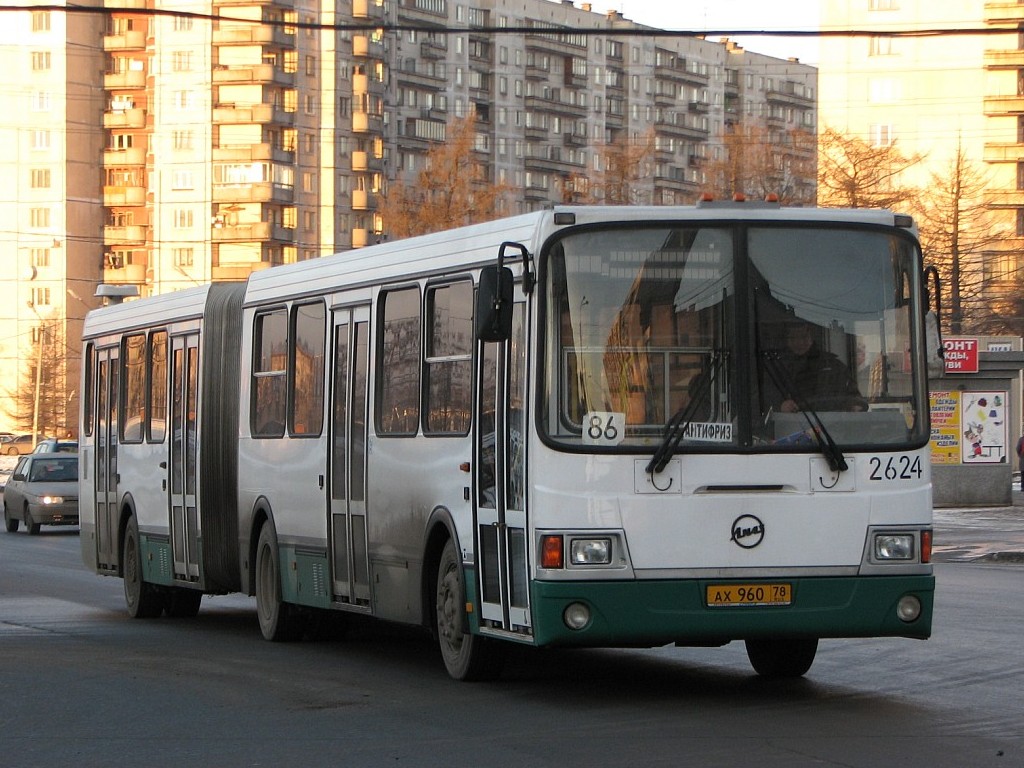 Санкт-Петербург, ЛиАЗ-6212.00 № 2624