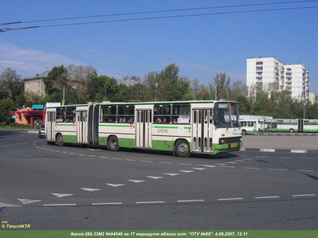 Москва, Ikarus 280.33M № 04548