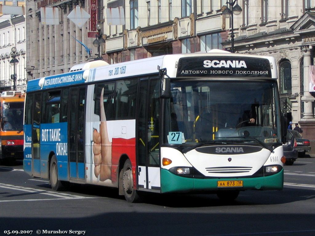 Санкт-Петербург, Scania OmniLink I (Скания-Питер) № 6901