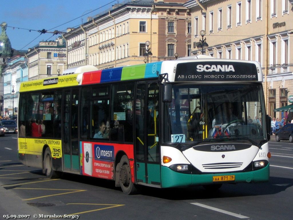 Санкт-Петербург, Scania OmniLink I (Скания-Питер) № 6913