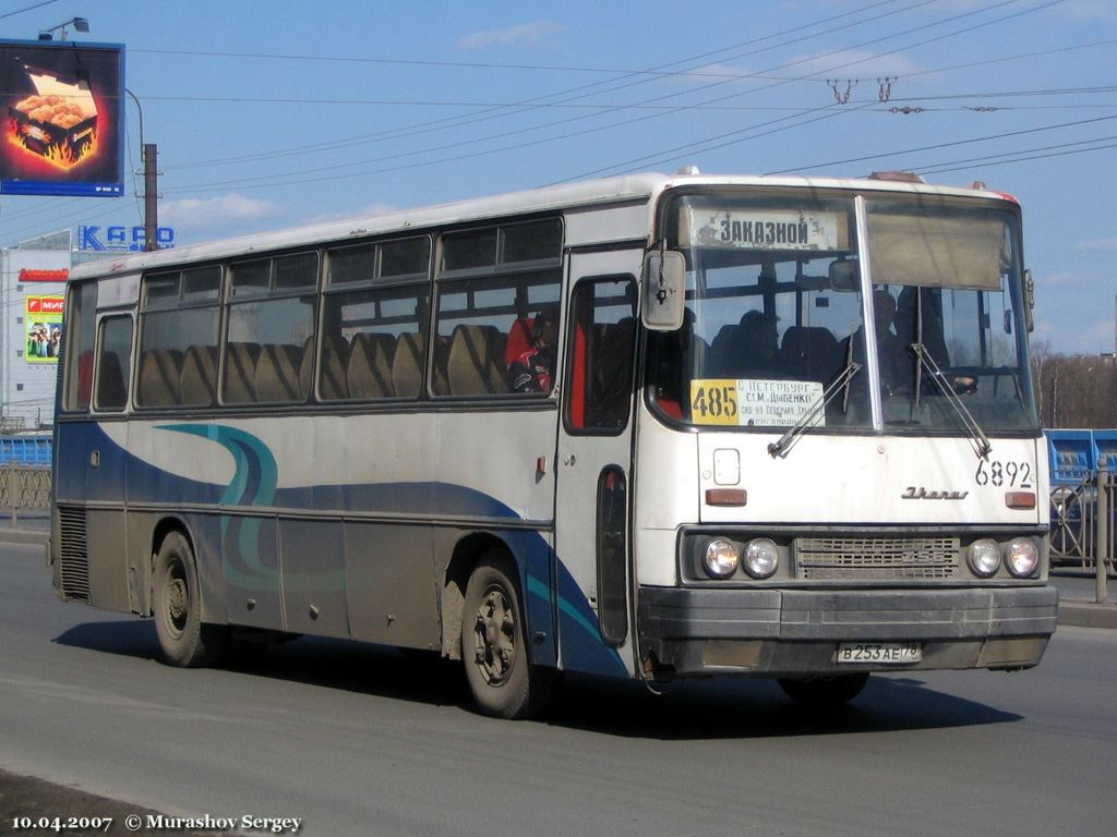 Санкт-Петербург, Ikarus 256.74 № 6892