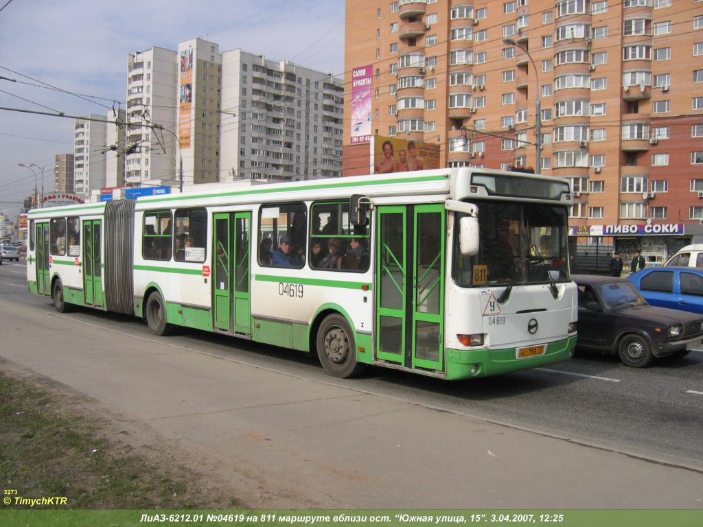 Москва, ЛиАЗ-6212.01 № 04619