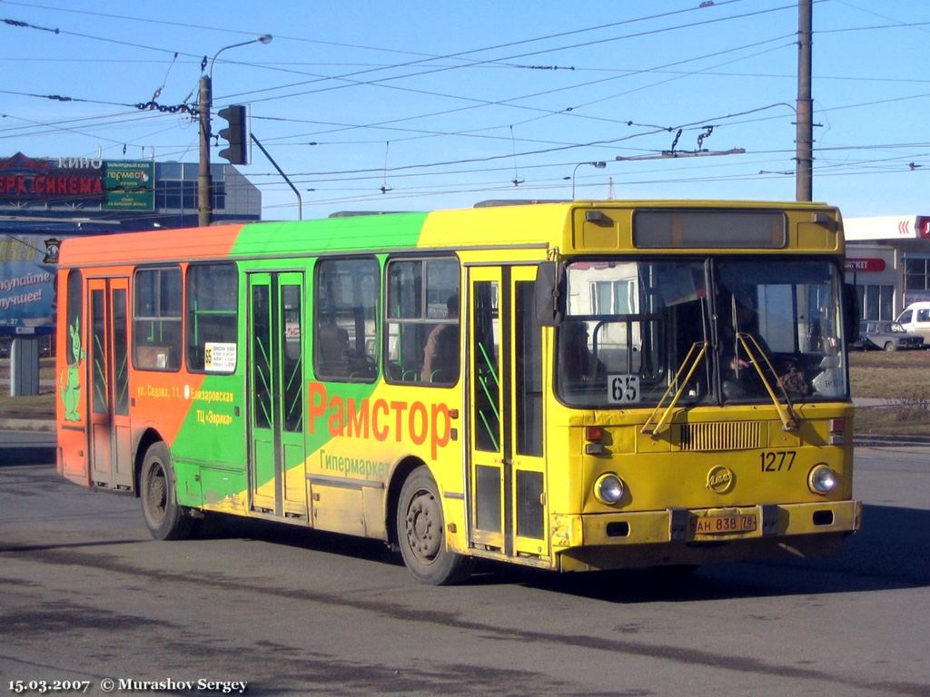 Санкт-Петербург, ЛиАЗ-5256.25 № 1277