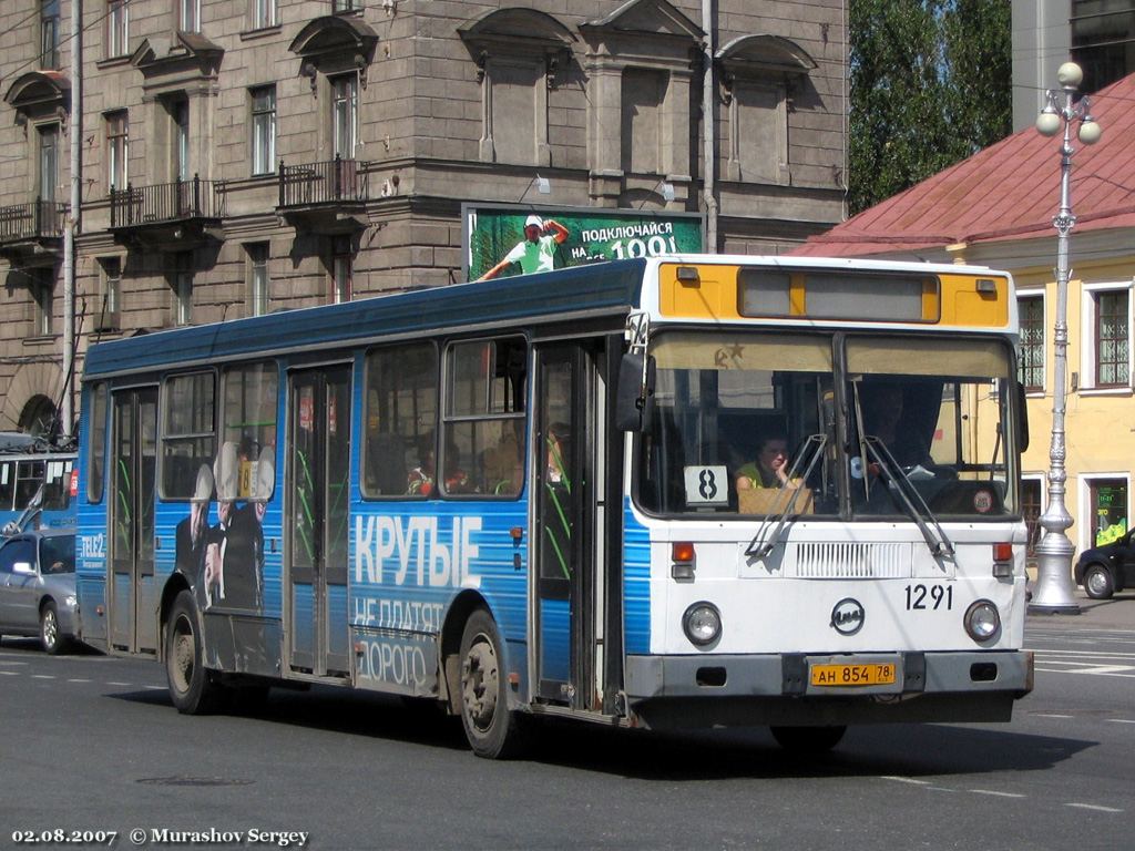 Санкт-Петербург, ЛиАЗ-5256.25 № 1291