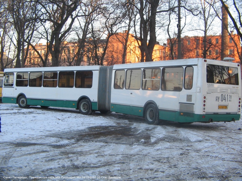 Санкт-Петербург, ЛиАЗ-6212.00 № 5370; Санкт-Петербург — Выставка подвижного состава общественного транспорта (2007)