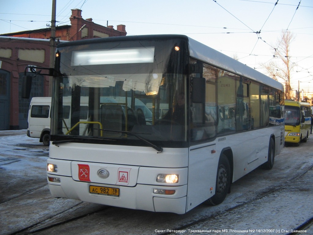 Санкт-Петербург, Yutong ZK6118HGA № АС 982 78; Санкт-Петербург — Выставка подвижного состава общественного транспорта (2007)