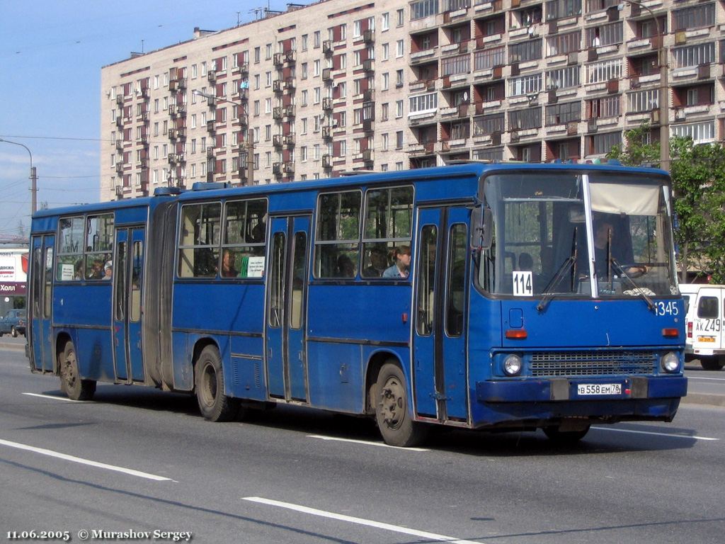 Санкт-Петербург, Ikarus 280.33O № 1345