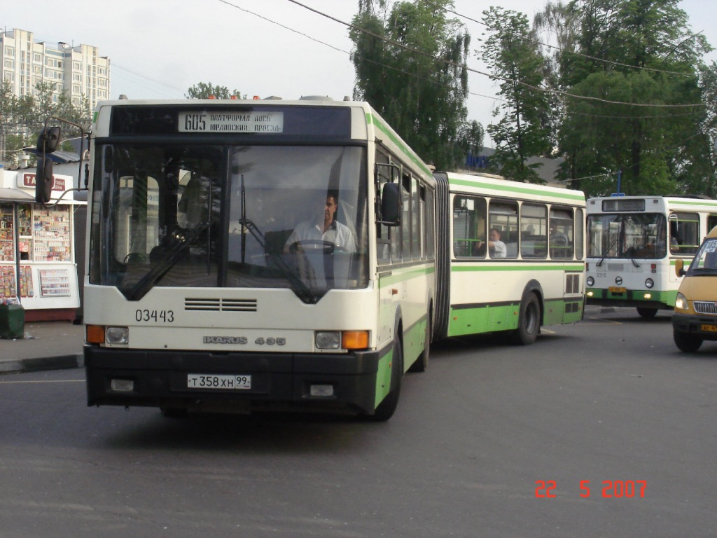 Москва, Ikarus 435.17 № 03443