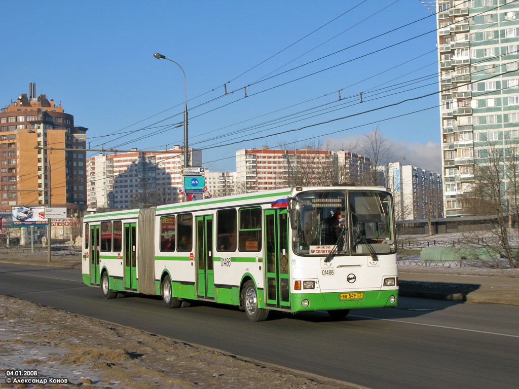 Москва, ЛиАЗ-6212.01 № 01486