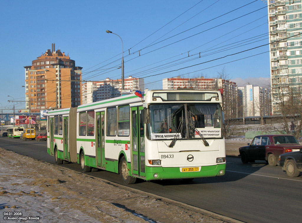 Москва, ЛиАЗ-6212.01 № 09433