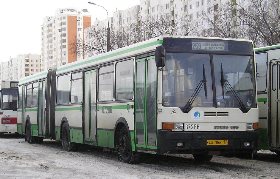 Москва, Ikarus 435.17 № 07286