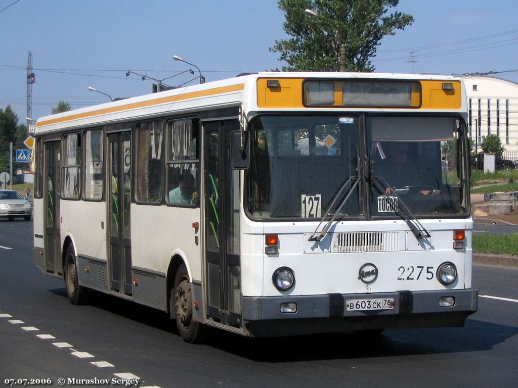 Sankt Petersburg, LiAZ-5256.25 Nr 2275