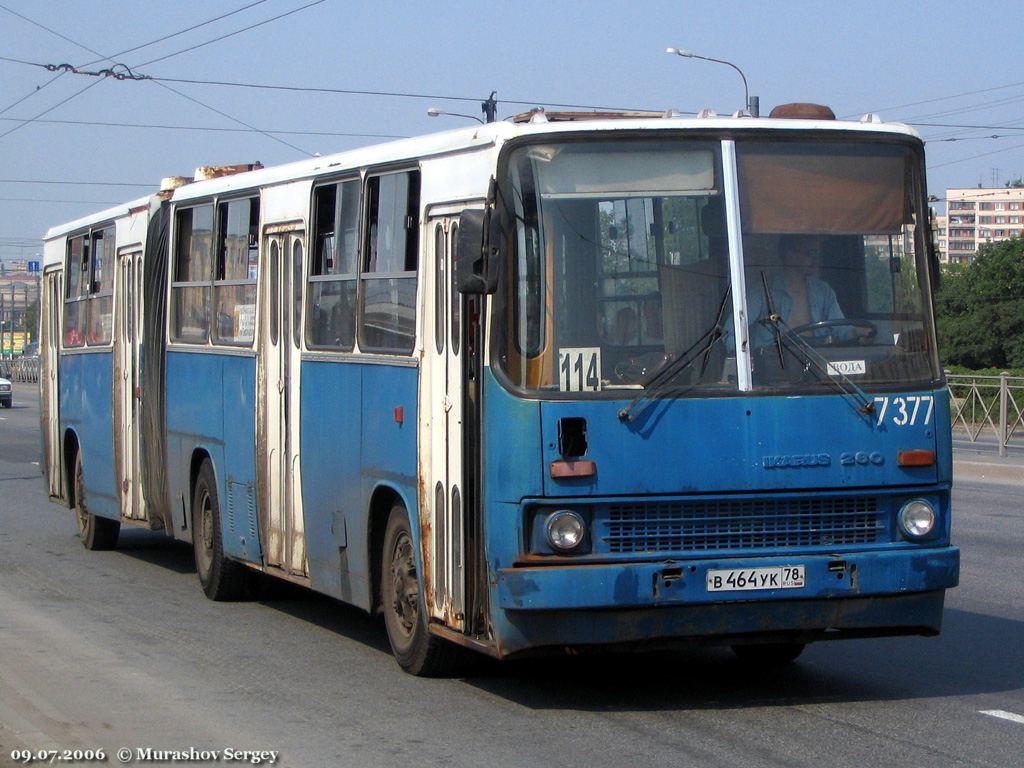 Санкт-Петербург, Ikarus 280.33 № 7377