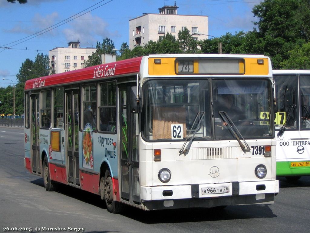 Санкт-Петербург, ЛиАЗ-5256.25 № 7391