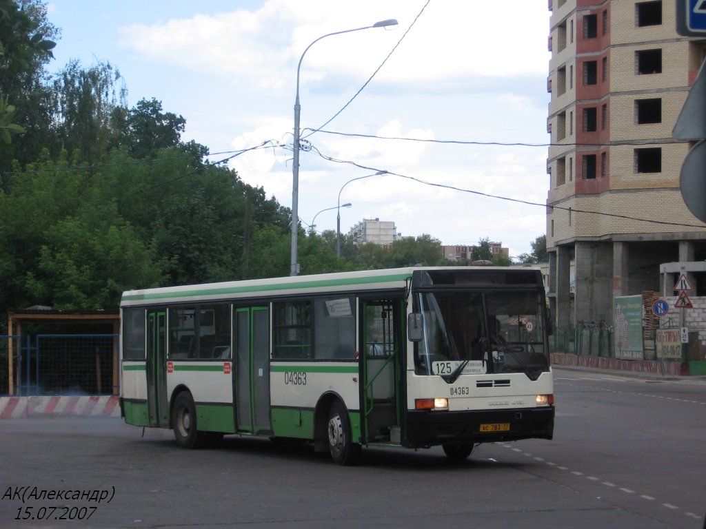 Москва, Ikarus 415.33 № 04363