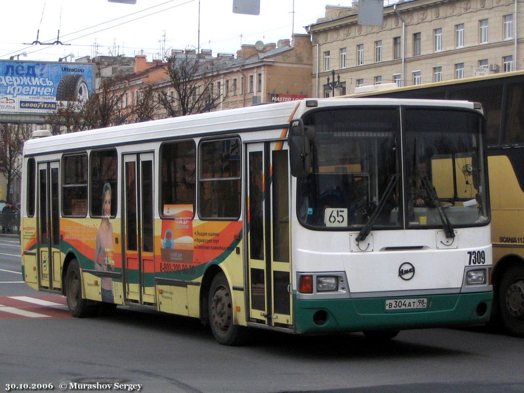 Санкт-Петербург, ЛиАЗ-5256.25 № 7309