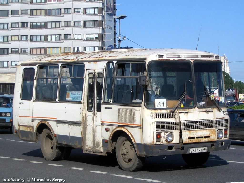 Санкт-Петербург, ПАЗ-3205-110 № 7333