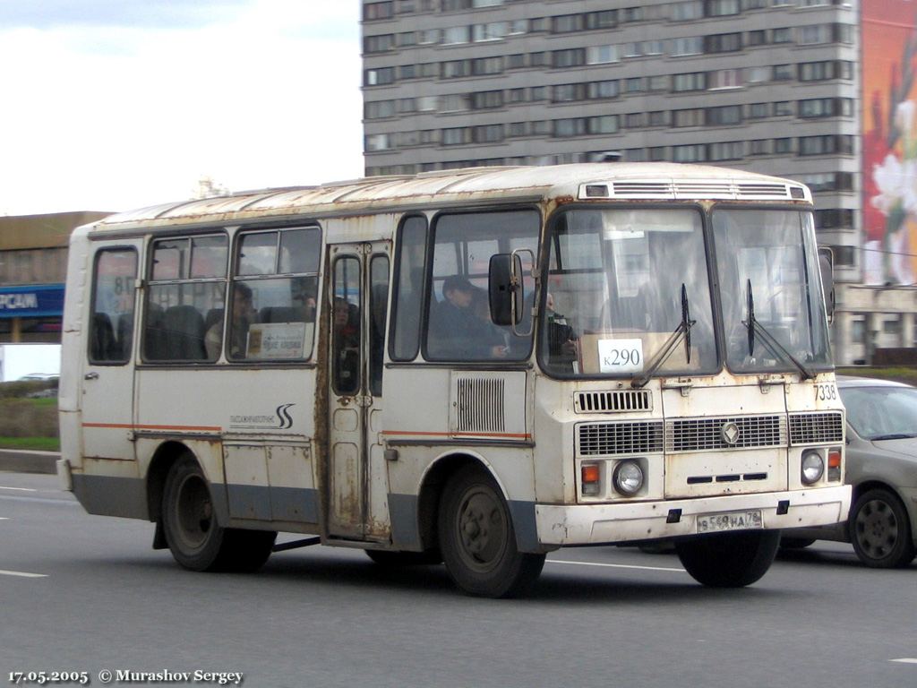 Санкт-Петербург, ПАЗ-3205-110 № 7338