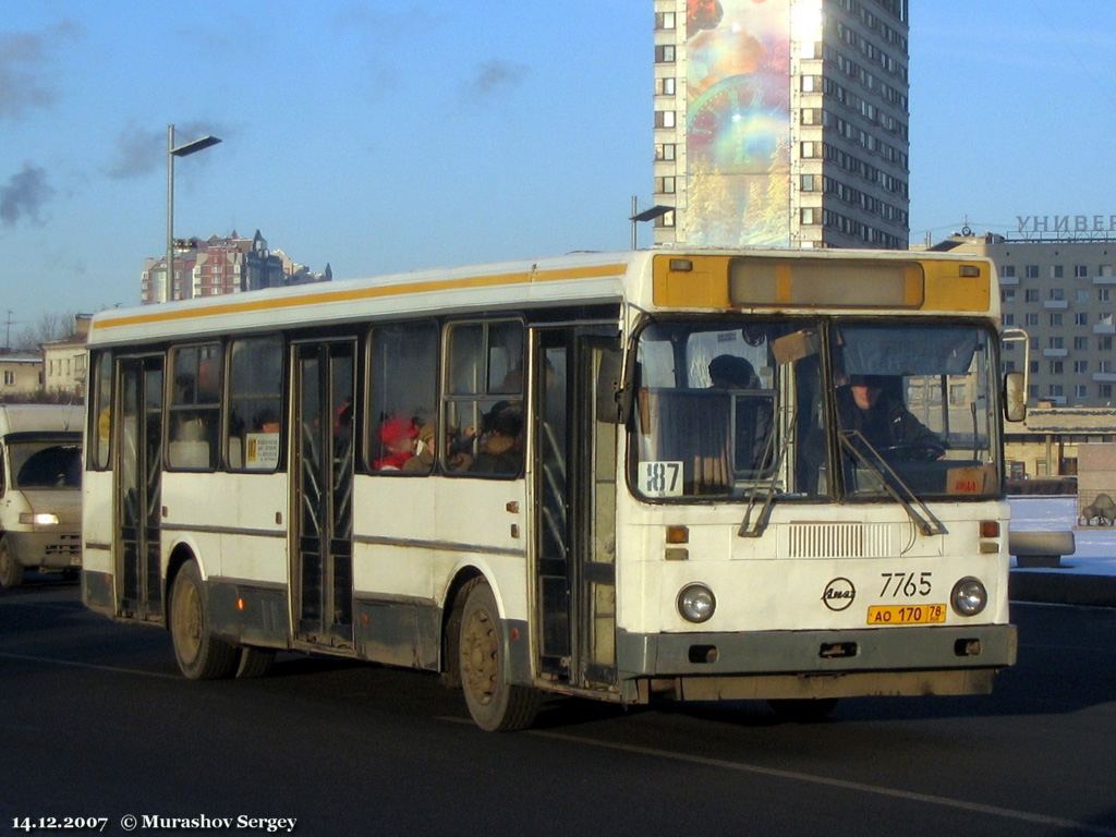 Санкт-Петербург, ЛиАЗ-5256.00 № 7765