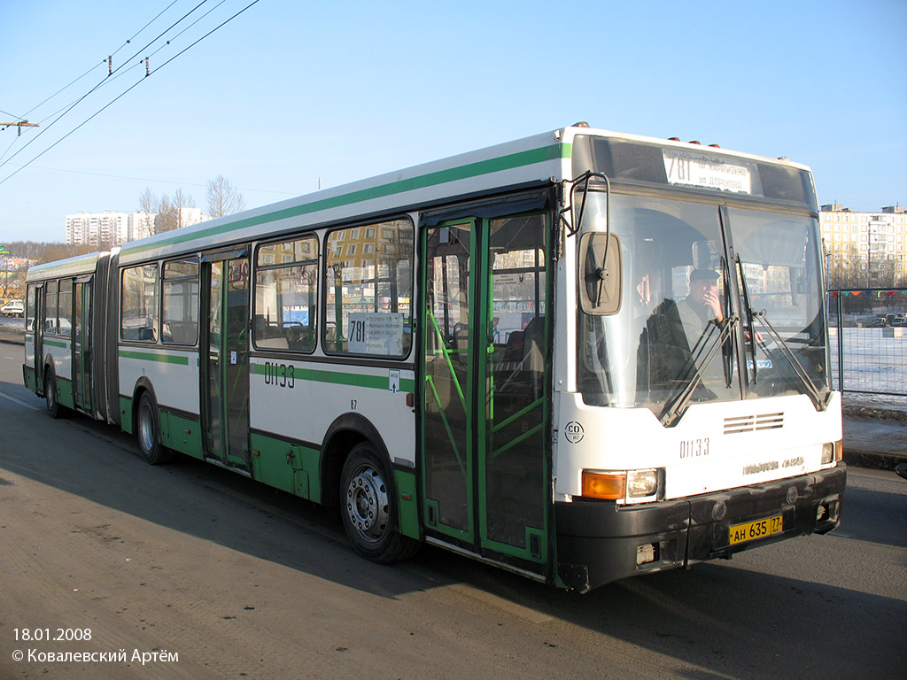 Москва, Ikarus 435.17 № 01133