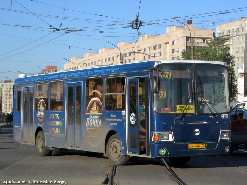 Санкт-Петербург, ЛиАЗ-5256.25 № 3068