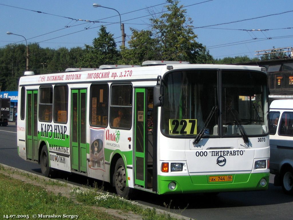 Санкт-Петербург, ЛиАЗ-5256.25 № 3070