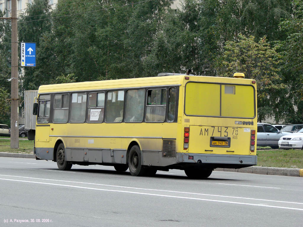 Санкт-Петербург, ЛиАЗ-5256.25 № АМ 743 78