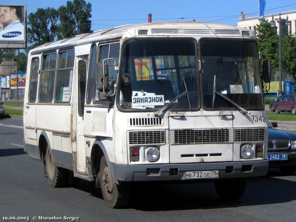 Санкт-Петербург, ПАЗ-3205-07 № 7342