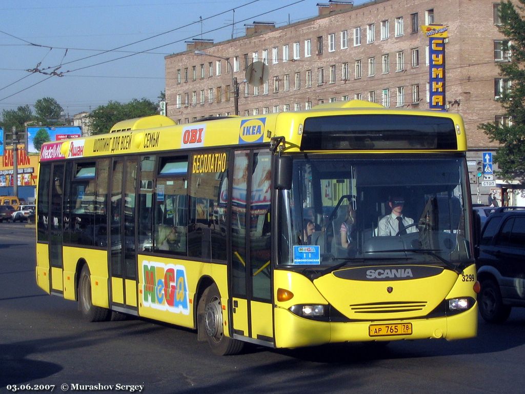 Санкт-Петербург, Scania OmniLink I (Скания-Питер) № 3299